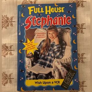 Full House, “Stephanie” book! Jodie Sweetin collector’s item- Wish upon a VCR